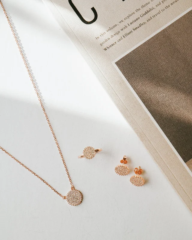 Elegant Layered Gold Necklaces-Irisa Set