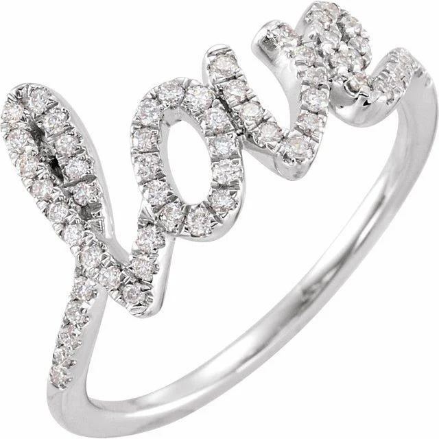 Unique Stackable Rings-JDSP-653604 Love Ring