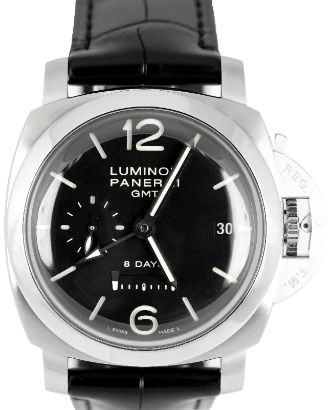 Digital Watch with Calendar-Panerai PAM 233 Luminor Marina 1950 GMT 'DOT DIAL' 8 Days 44mm Watch PAM00233