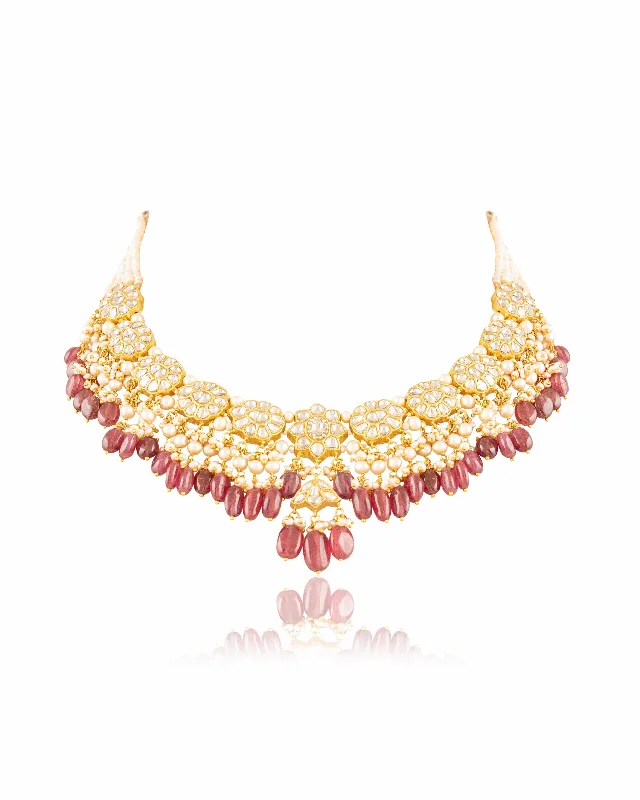 Bright Colored Necklaces-Depali Polki Necklace