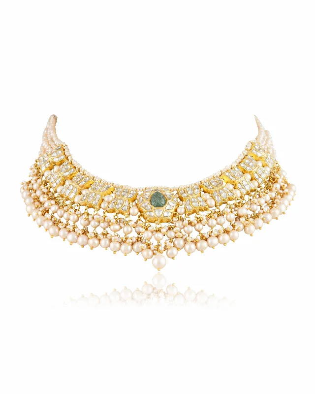 Unique Necklace Designs-Laiba Polki Necklace