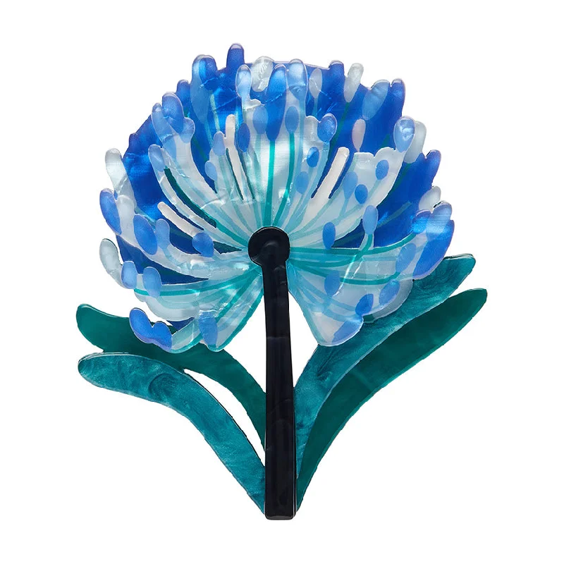 Personalized Artistic Brooch for Gifts-Erstwilder x Jocelyn Proust - Abundant Agapanthus Brooch