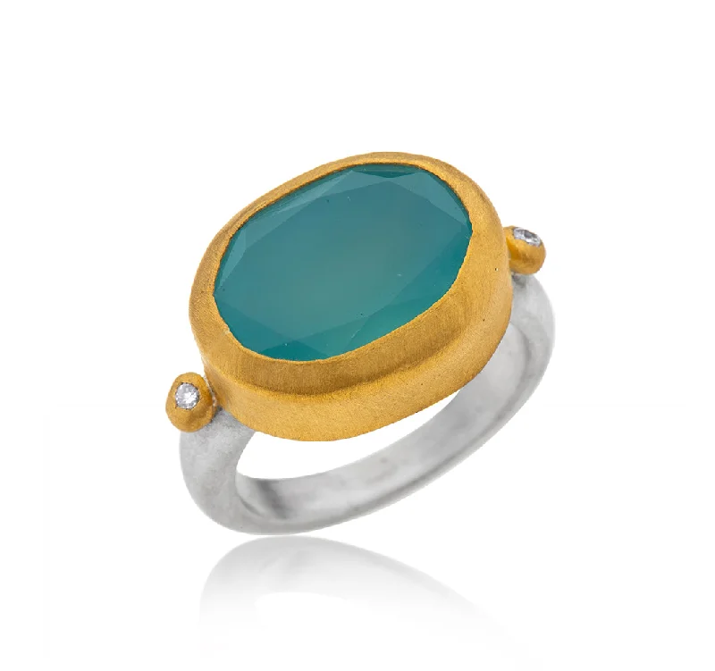 Custom Vintage Rings-Nava Zahavi Sky Light Ring