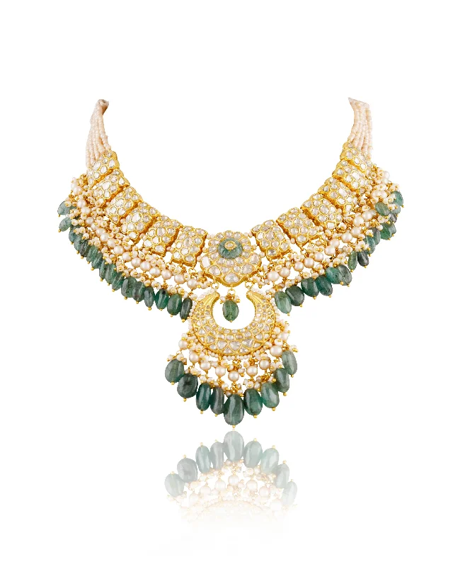 Fine Jewelry Necklaces-Naini Polki Necklace