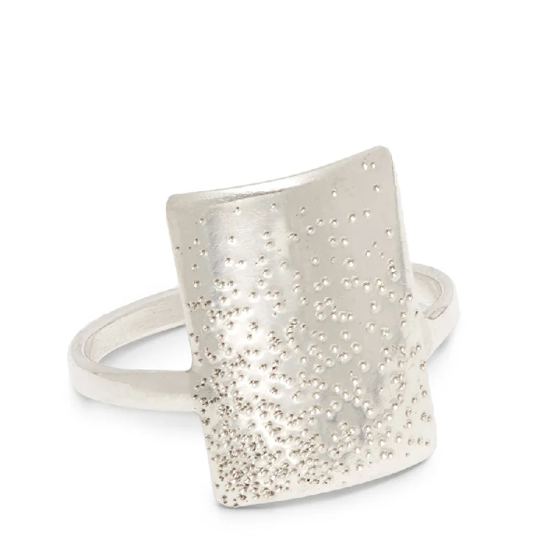 Classic Silver Rings-DIAMOND DUSTED EVERLONG RING