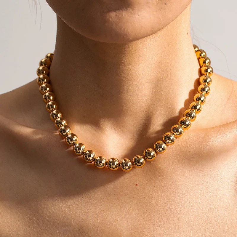 Modern Gold Necklaces-Malek Necklace