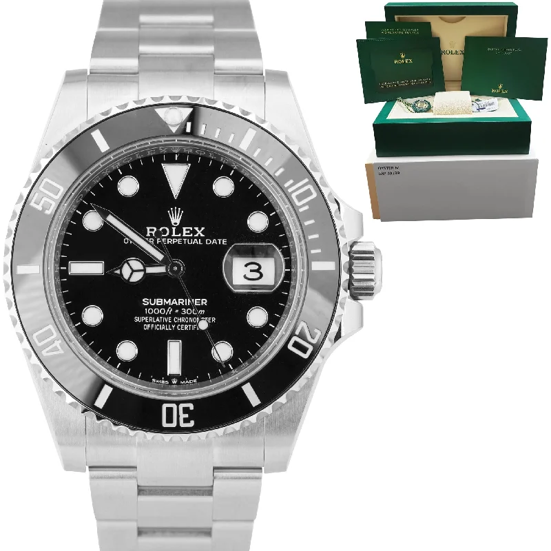 Stylish Smart Watches for Women-NEW JULY 2022 Rolex Submariner 41 Date Stainless Black Ceramic Watch 126610 LN