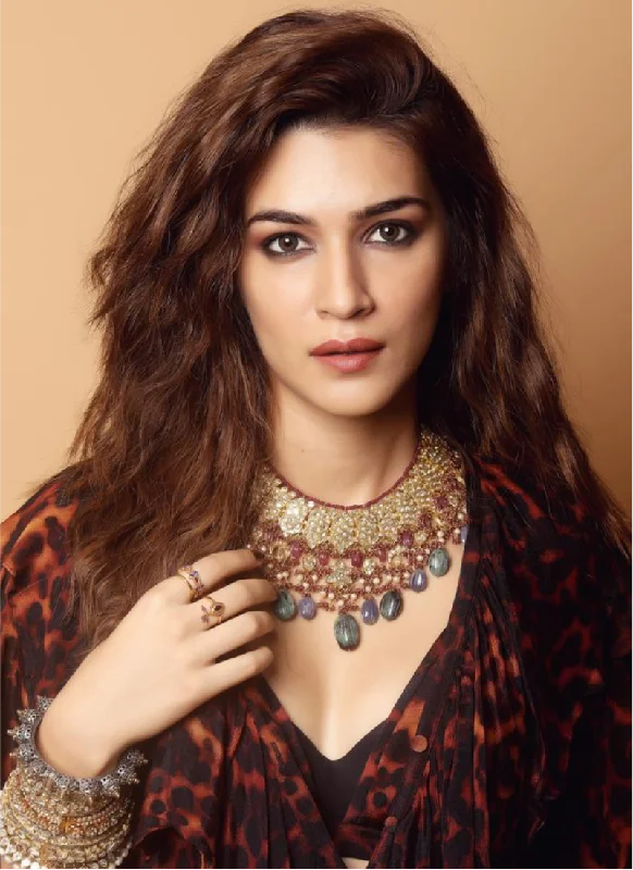 Custom Heart Shaped Necklaces-Kriti Sanon - Priyanjali Polki Necklace