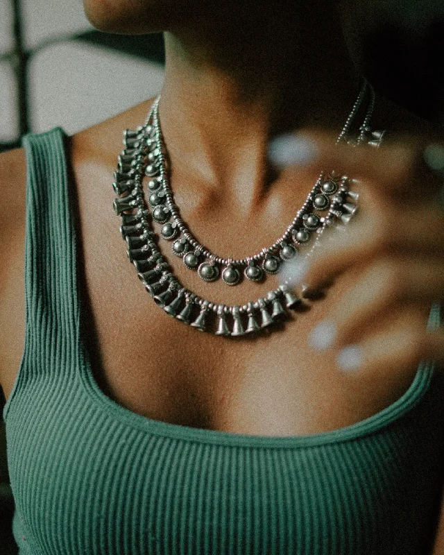 Black Onyx Necklaces-6 Vintage Necklace