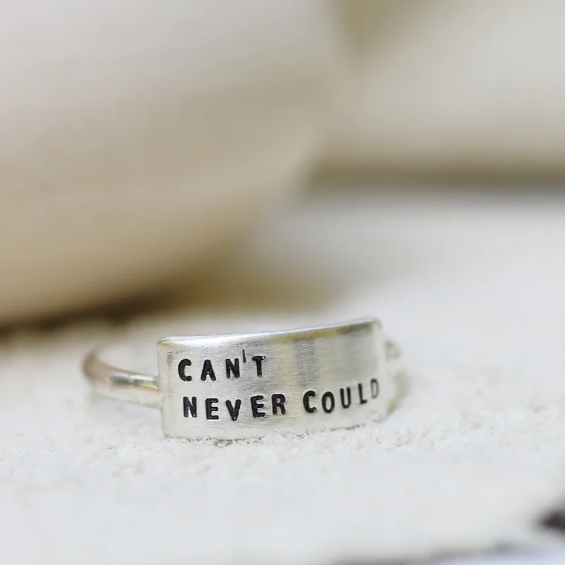 Vintage Gold Rings-CAN'T NEVER COULD | CHERISHED RING