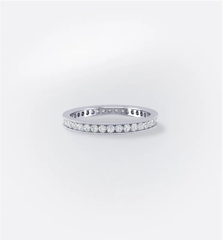 Luxury Platinum Engagement Rings-Arcelia