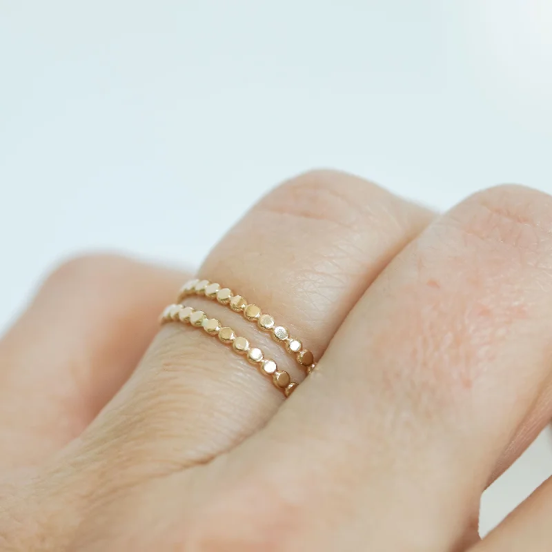 Elegant Wedding Rings-GOLD-FILLED SPARKLE RING