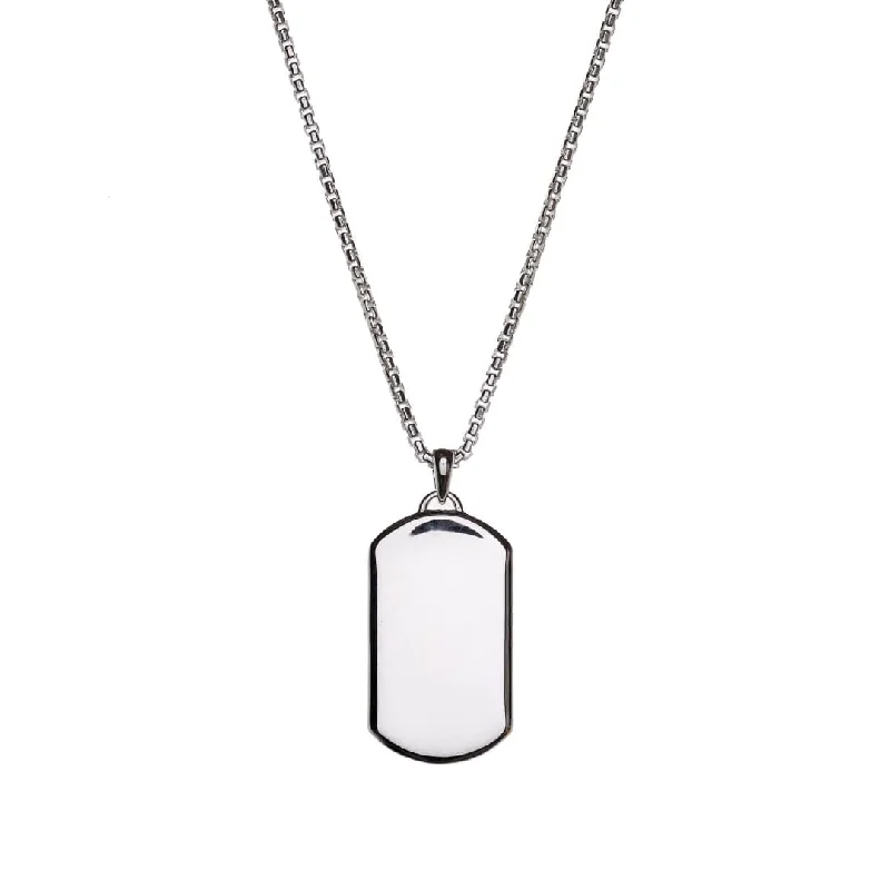 Stylish Layered Necklaces-Dog Tag Necklace